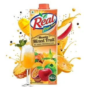 Real Fruit Power Masala Mixed Fruit Juice, 1 L